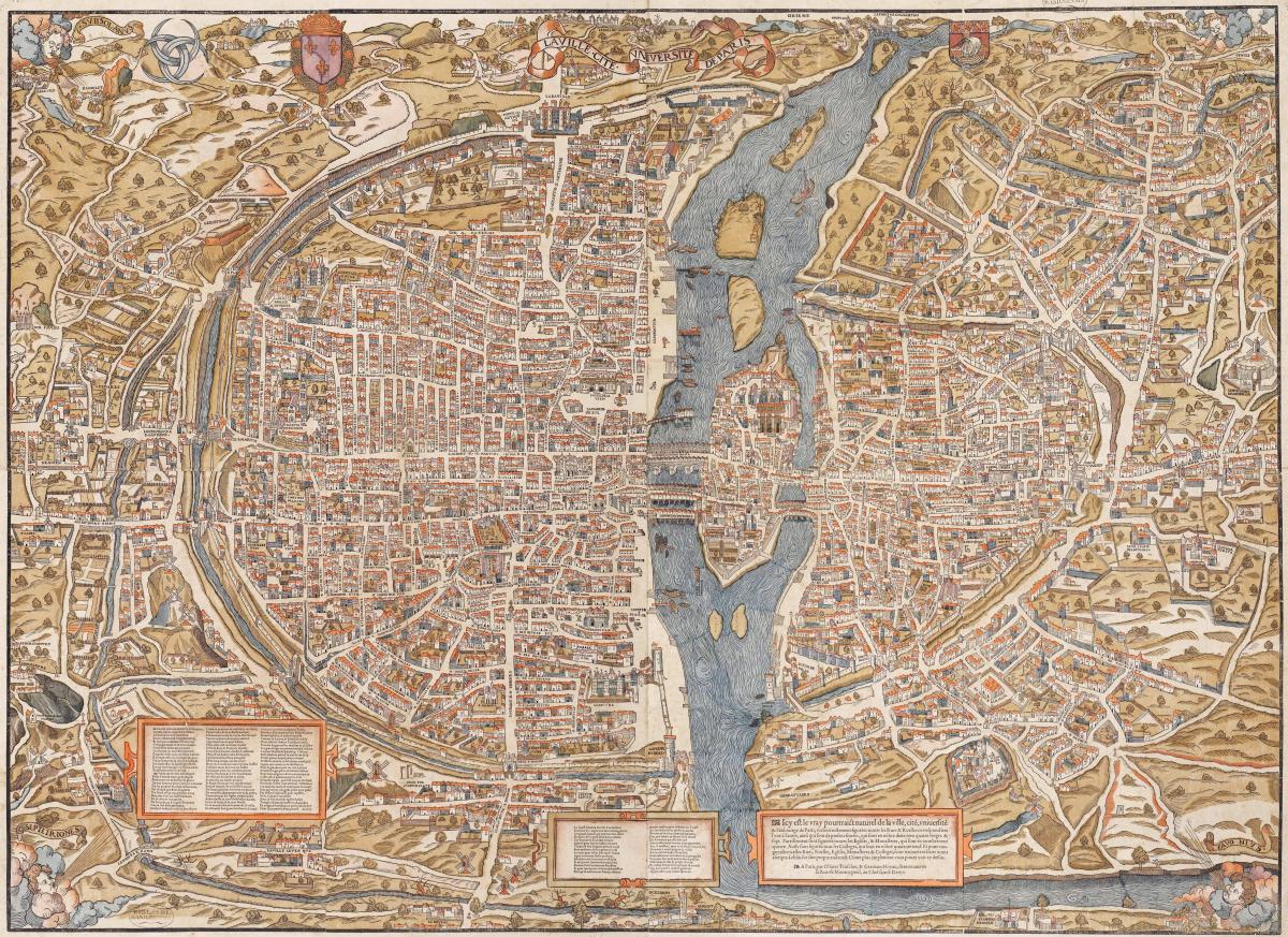 Map of Old Paris