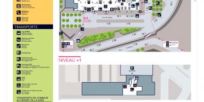 Map of Bercy station