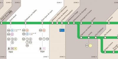 Map of RER D