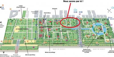 Map of The Parc de Bercy