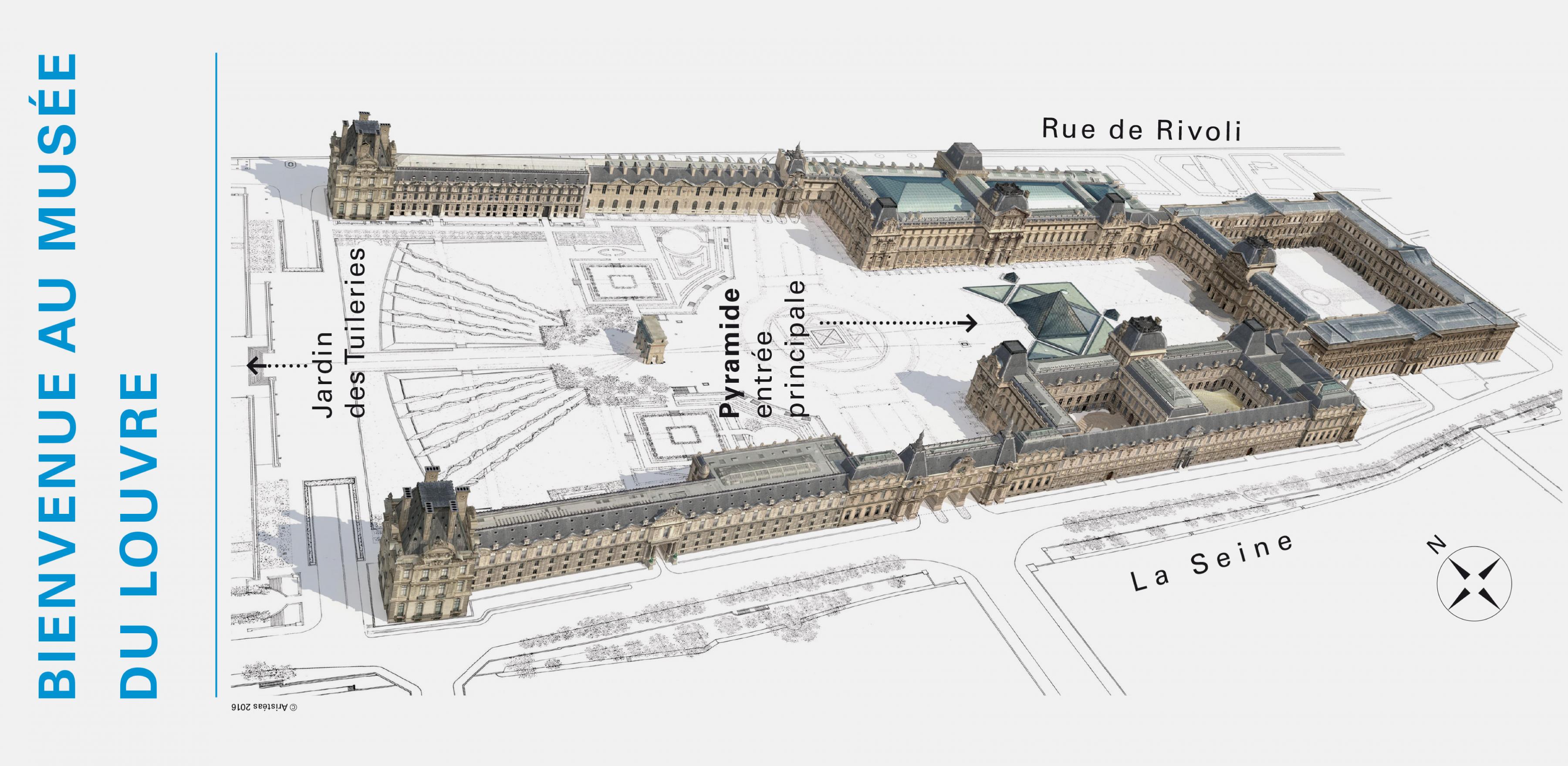 The Louvre Museum Map 