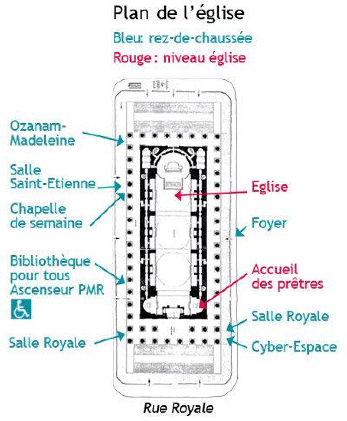 Map of Madeleine Paris