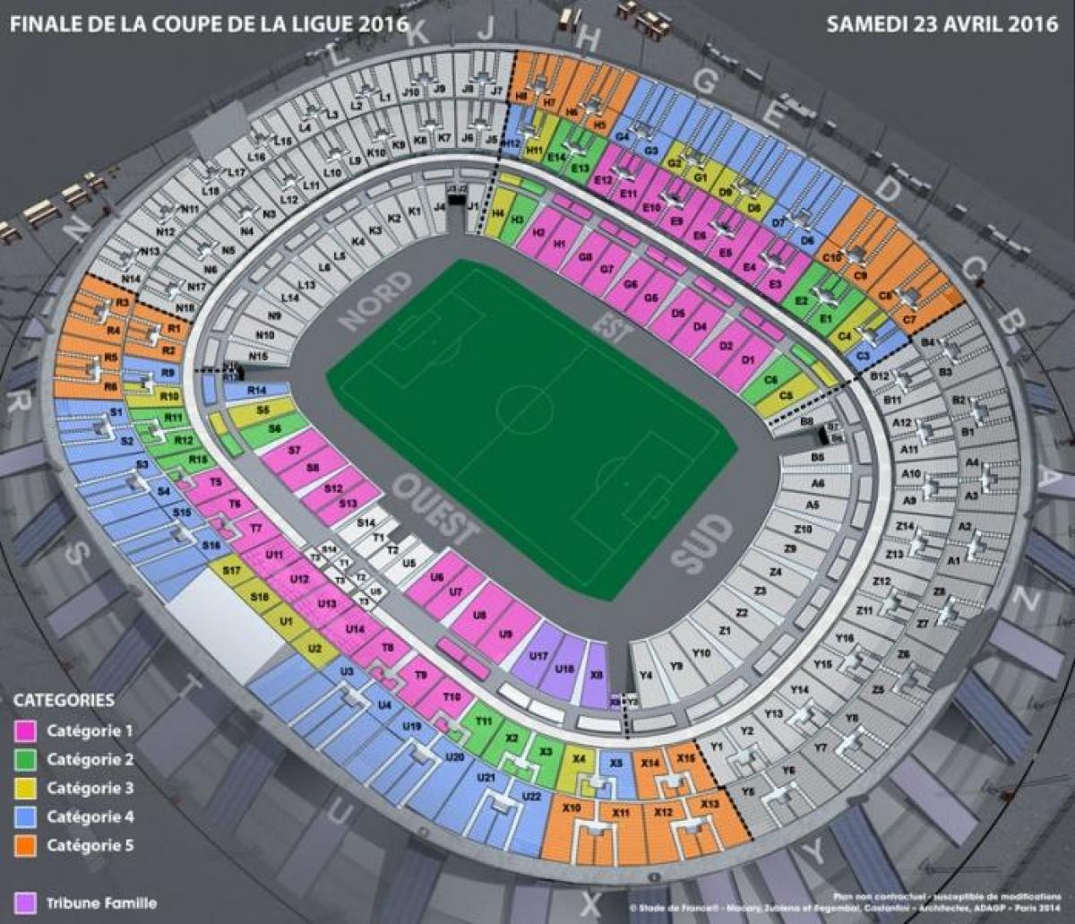 Map of Stade de France Soccer