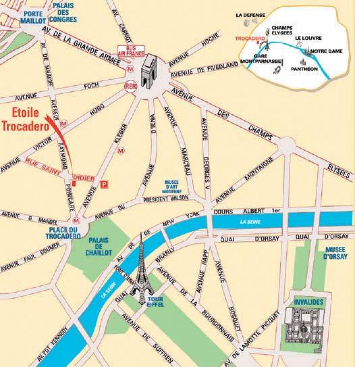 Map of Triumphal arch