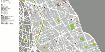 Map of 11th arrondissement of Paris