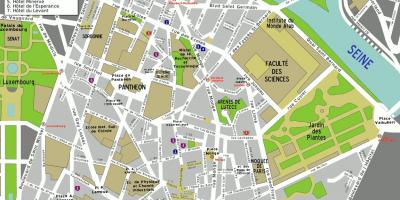 Map of 5th arrondissement of Paris
