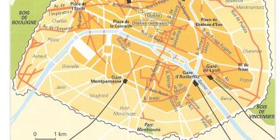 Map of Haussmann Paris