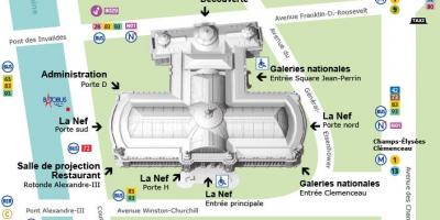 Map of The Grand Palais