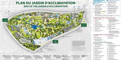 Map of The Jardin d'Acclimatation