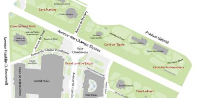 Map of The Jardin des Champs-Élysées