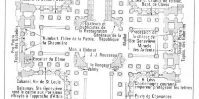Map of The Panthéon Paris