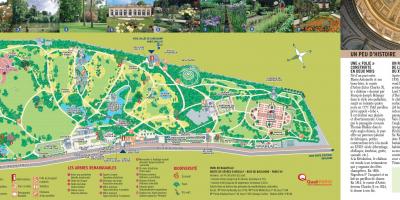 Map of The Parc de Bagatelle