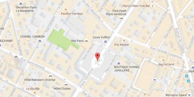 Place Vendome Paris Map Paris Street And Place Map. All Paris Streets - Places Maps.